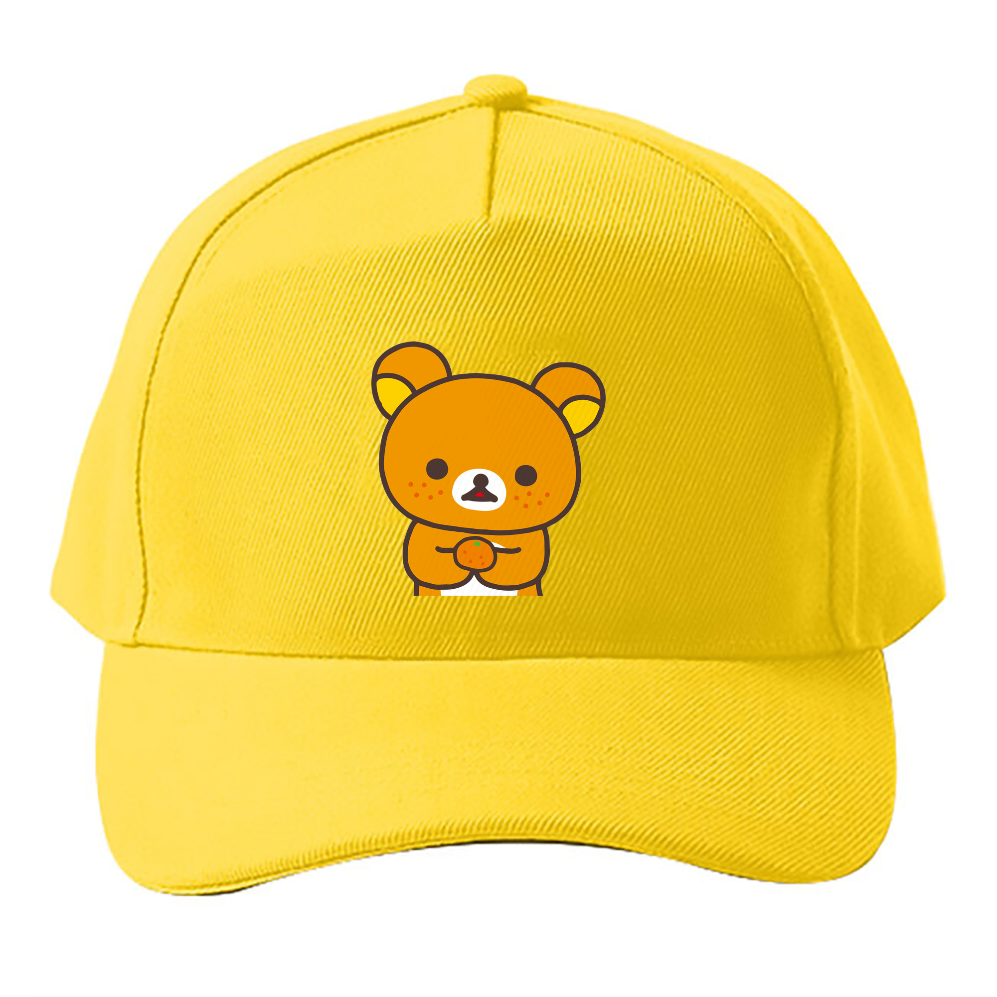 （画像用） リラックマ リラックマ キイロイトリ Rilakkuma Korilakkuma Kiiroitori ベースボールキャップ 綿100％ 男女兼用 帽子 スポーツ
